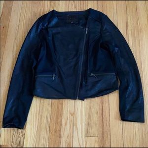 Black zip up jacket from The Limited